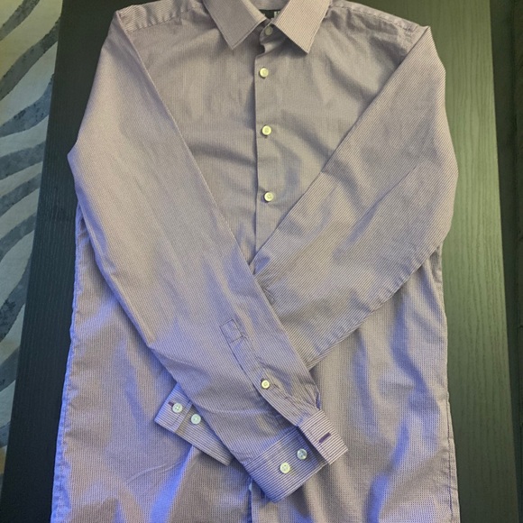 Men’s J Ferrar purple dress shirt - Picture 8 of 9